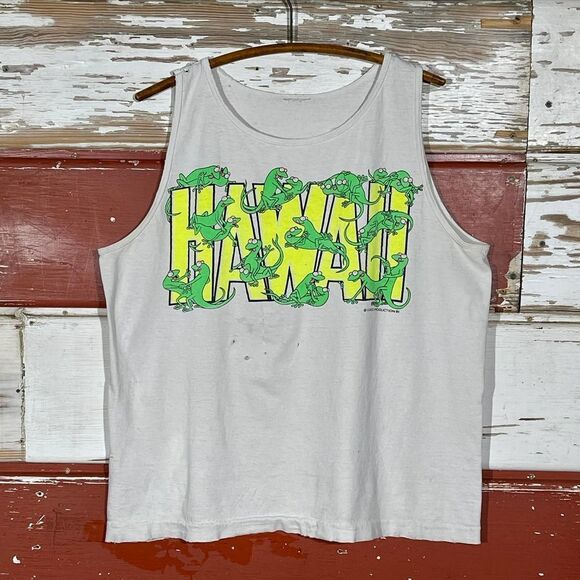 RARE 90s Vintage LOCO PRODUCTION HAWAII Single Stitch‎ Tank - Picture 2 of 8